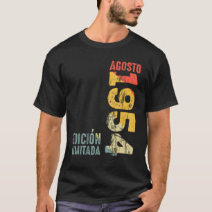 T-shirt Le 1954 août 1954 Retro 1954 Vintage 1954