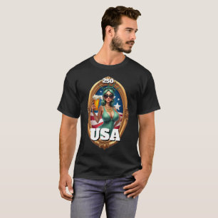 T-shirt Le 250e anniversaire de l'Amérique le 4 juillet 20