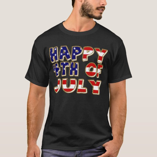 T-shirt le 4ème juillet (Devant)