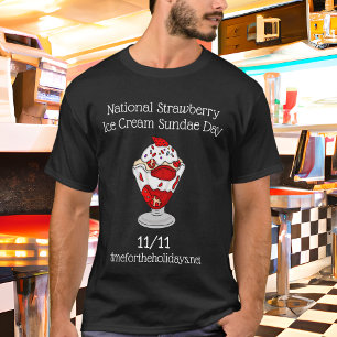 T-shirt Le 7 juillet est la journée nationale du dimanche