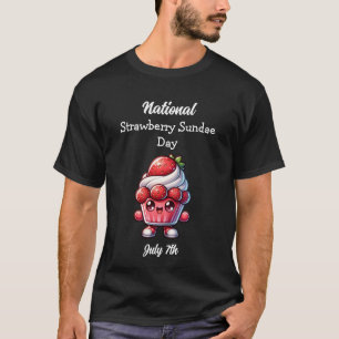 T-shirt Le 7 juillet est la journée nationale du dimanche 