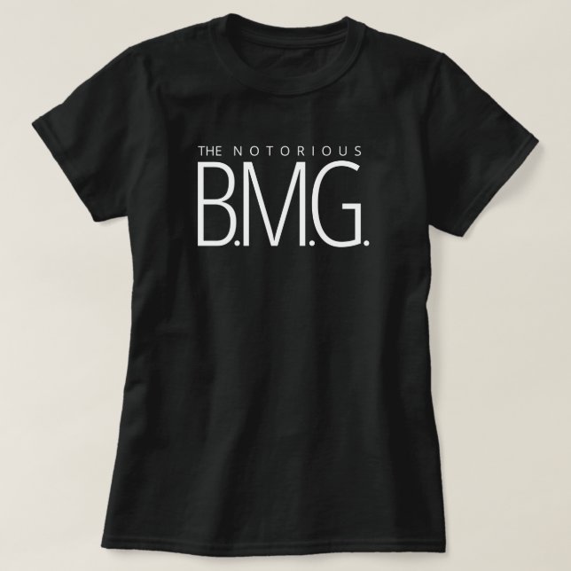 T-shirt Le B.M.G notoire (noir) (Design devant)