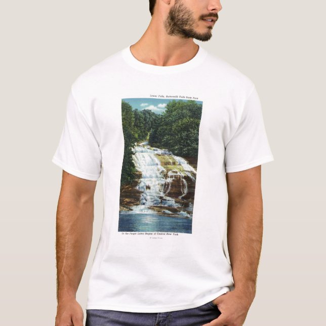 T-shirt Le babeurre cultive le parc d'état plus bas tombe (Devant)