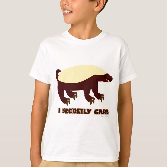 T-shirt Le Badger De Miel S'Occupe En Secret (Devant)