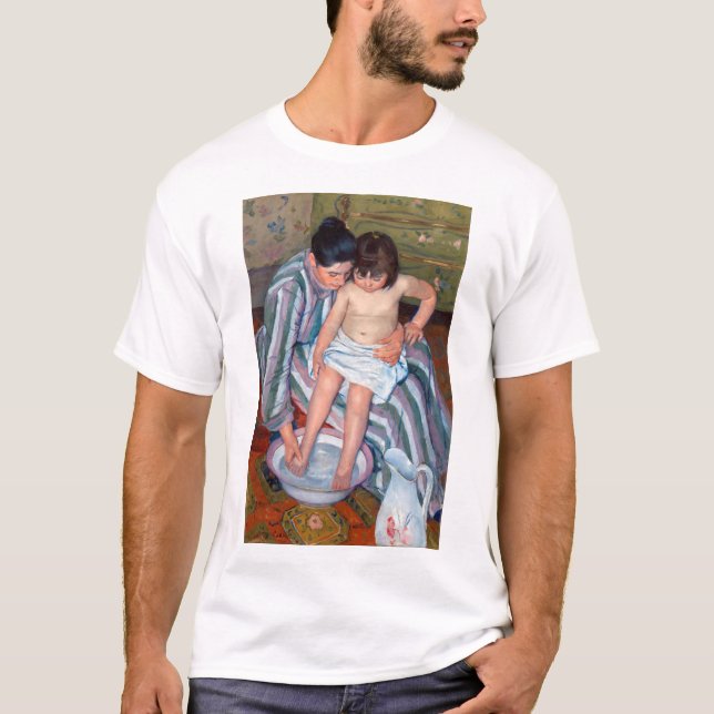 T-shirt Le bain de l'enfant, Mary Cassatt (Devant)