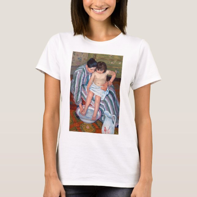 T-shirt Le bain de l'enfant, Mary Cassatt (Devant)