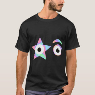 T-shirt Le baiser de l'enfant stellaire Le groupe Pastel T