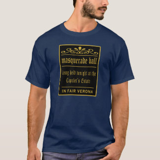 T-shirt Le Bal Masquerade de Roméo et Juliette