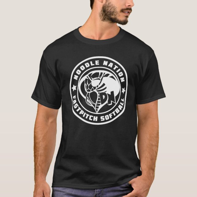 T-shirt Le base-ball de nouilles de danger de chemise de (Devant)