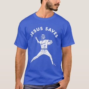 T-shirt Le baseball Jésus sauve