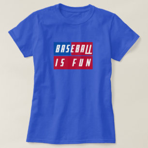 T-shirt Le Baseball Unique S'Amuse Sur Les Drapeaux Améric