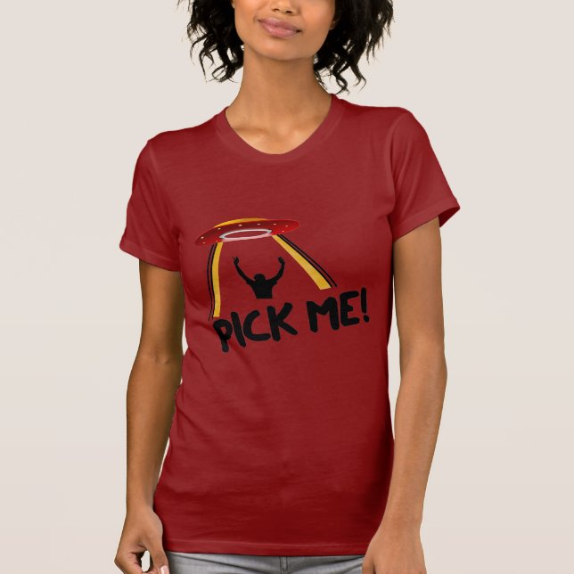 T-shirt Le bateau étranger d'UFO - sélectionnez-moi ! (Devant)