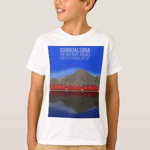 T-shirt Le Bateau Rouge Maisons Sunndalsøra Norvège