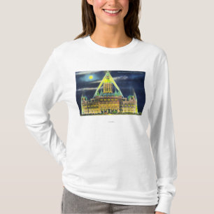 T-shirt Le bâtiment de capitol d'état la nuit