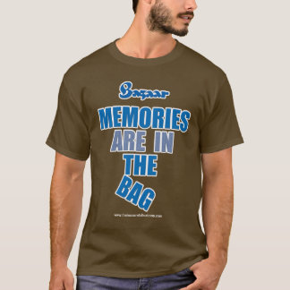 T-shirt Le bazar "souvenirs sont dans le sac "