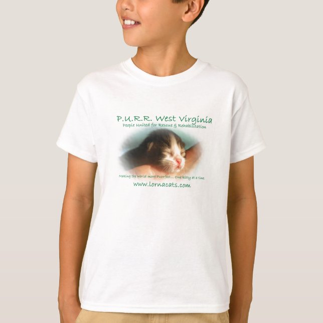 T-shirt Le bébé de RONRONNEMENT badine la pièce en t (Devant)
