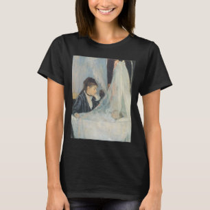 T-shirt Le Berceau par Berthe Morisot, Impressionnisme Vin