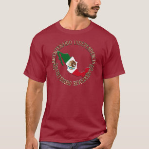T-shirt Le bicentenaire et le centenaire du Mexique