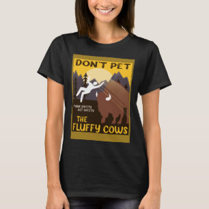T-shirt Le bison n'attrape pas le buffle des vaches de bou