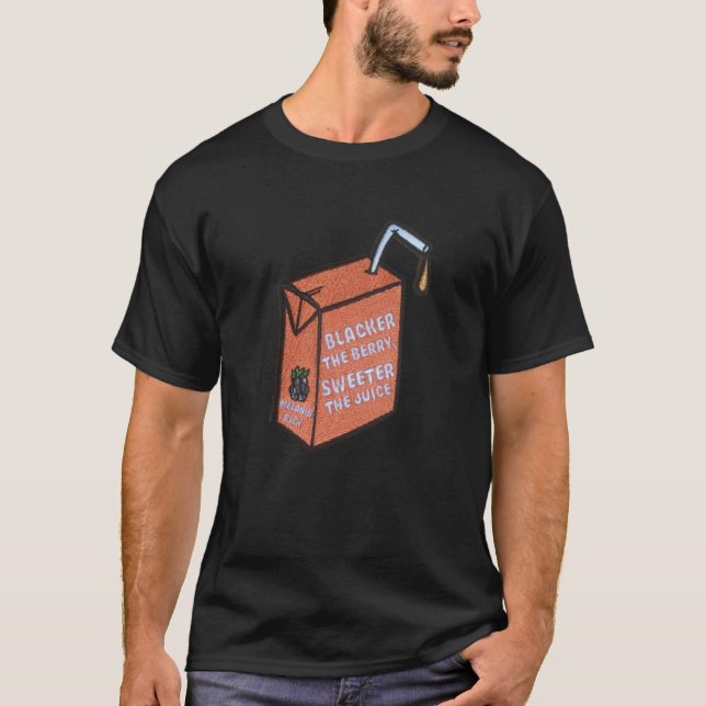 T-shirt Le Blacker Le Berry Le doux Jus Dit (Devant)