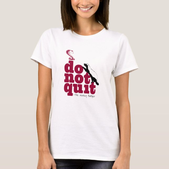 T-shirt Le blaireau de miel (Devant)