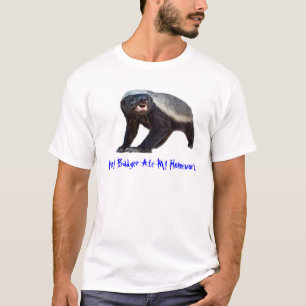 T-shirt Le blaireau de miel a mangé mon travail