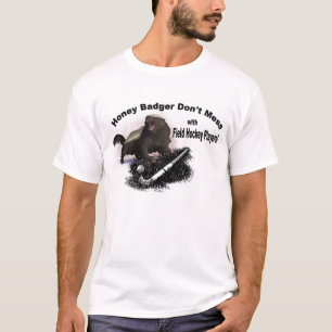 T-shirt Le blaireau de miel ne salissent pas avec des