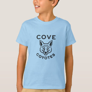 T-shirt Le bleu de l'enfant d'école de crique