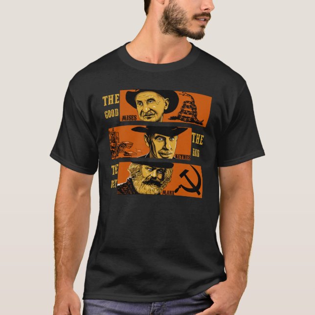 T-shirt Le bon, le mauvais, et le laid (Devant)