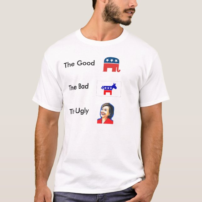 T-shirt Le bon, le mauvais, et le laid (Devant)
