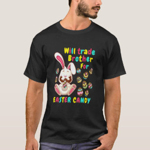 T-shirt Le Bonbon de Pâques De Lapin Fera Du Fraternité Po