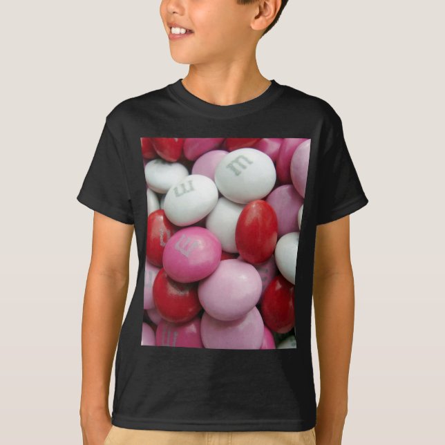 T-shirt Le bonbon de Saint-Valentin (Devant)