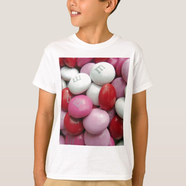 T-shirt Le bonbon de Saint-Valentin (Devant)