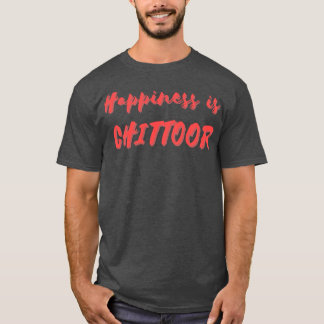 T-shirt Le bonheur, c'est chittoor