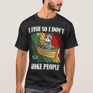 T-shirt Le bonheur c'est la pêche, pêcheur heureux