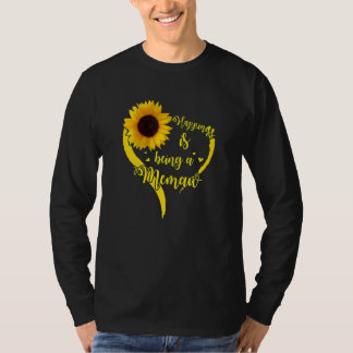 T-shirt Le Bonheur Des Femmes Est D'Être Un Tournesol Mmaw