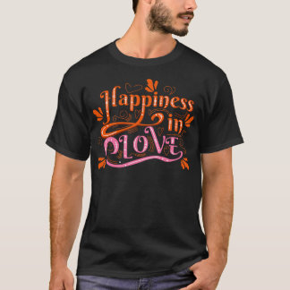 T-shirt Le bonheur est ancré dans l'amour