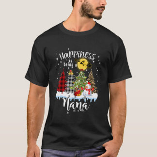 T-shirt Le Bonheur Est D'Être Une Grand-Mère De Noël Nana
