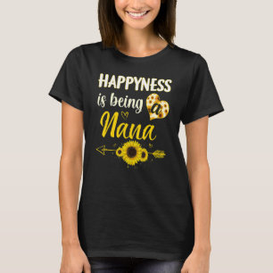 T-shirt Le Bonheur Est D'Être Une Grand-Mère De Tournesol