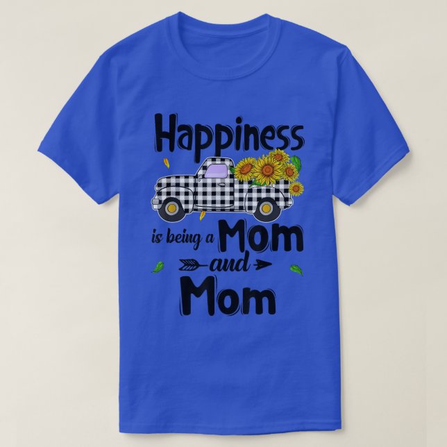 T-shirt Le Bonheur Est D'Être Une Maman Et Maman Cadeaux D (Design devant)
