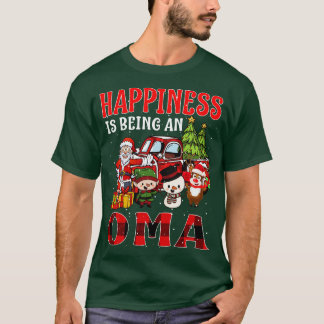 T-shirt Le Bonheur Est En Train D'Être Un Noël Oma