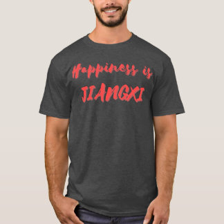 T-shirt Le bonheur est Jiangxi