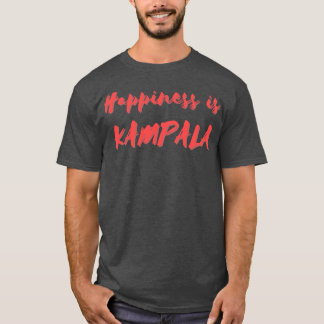 T-shirt Le bonheur est Kampala