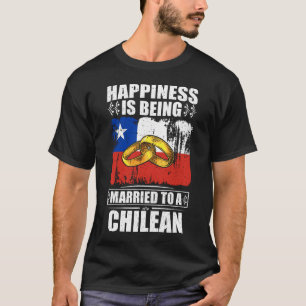 T-shirt Le Bonheur Est Marié À Un Chili