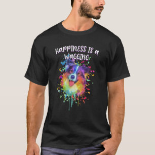 T-shirt Le bonheur est un berger australien australien aus
