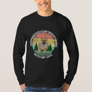 T-shirt Le Bonheur Est Un Jour Passé Randonnée Avec Mon Ch