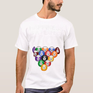 T-shirt Le Bonheur Est Un Rack Parfait Billard En Rack