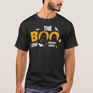 T-shirt Le boo Crew drôle Custom Family Éffrayant Hallowee