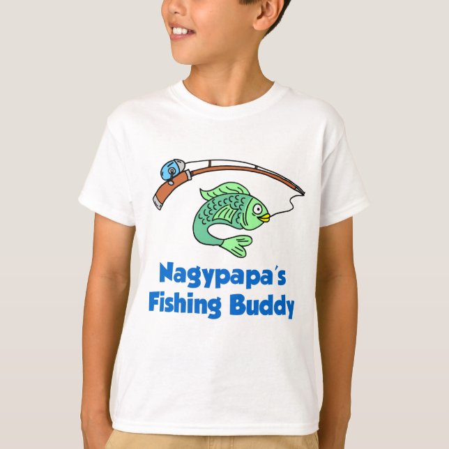 T-shirt Le bouc de pêche de Nagypapa (Devant)