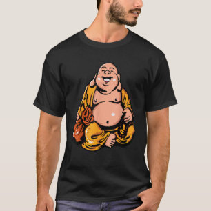 T-shirt Le Bouddha Gras Rire Vector Graphique Boue Sourian